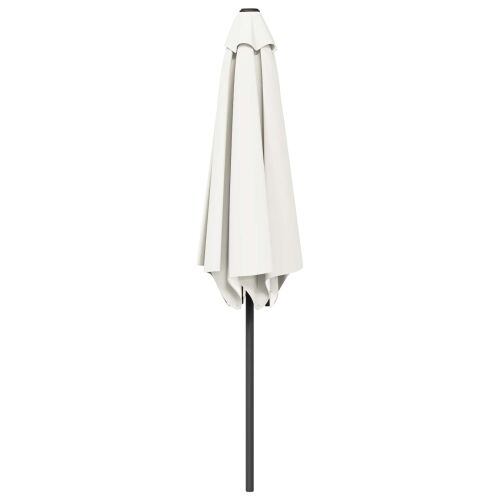 Vrtni suncobran 230 x 230 cm Poliester Pravokutni Krem - Krem 2,3 x 2,3 m bez baze Cijena