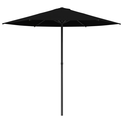 Vrtni suncobran 230 x 230 cm Poliester Pravokutni Crna - Crna 2,3 x 2,3 m bez baze Cijena