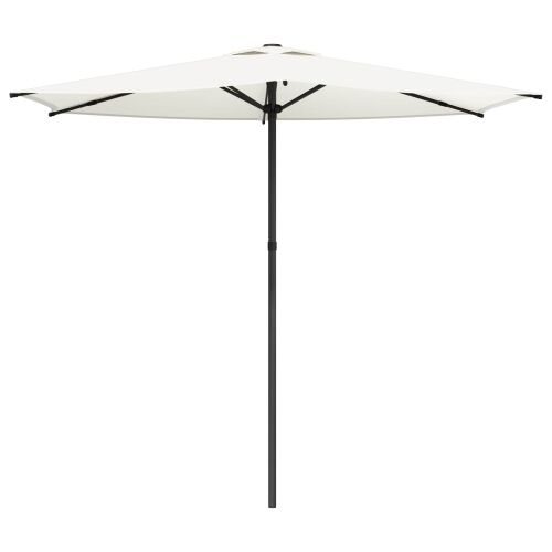 Vrtni suncobran 270 x 270 cm Poliester Pravokutni Krem - Krem 2,7 x 2,7 m bez baze Cijena