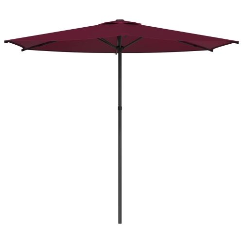 Vrtni suncobran 270 x 270 cm Poliester Pravokutni - Bordo crvena 2,7 x 2,7 m bez baze Cijena