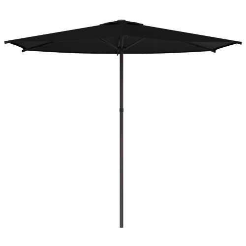 Vrtni suncobran 270 x 270 cm Poliester Pravokutni Crna - Crna 2,7 x 2,7 m bez baze Cijena