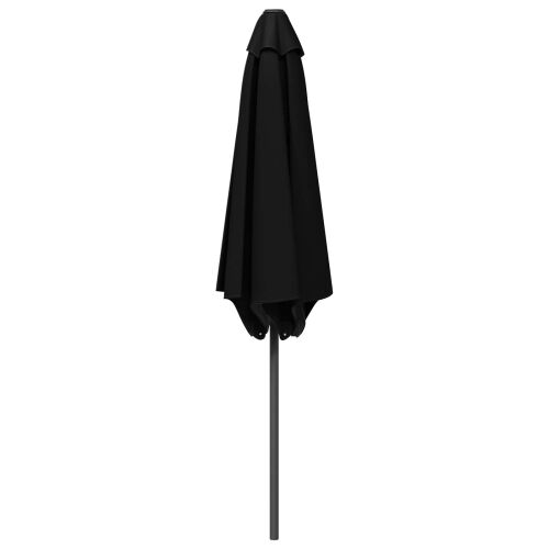 Vrtni suncobran 270 x 270 cm Poliester Pravokutni Crna - Crna 2,7 x 2,7 m bez baze Cijena