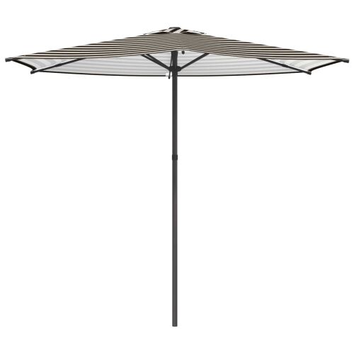 Vrtni suncobran 270 x 270 cm Poliester Pravokutni Crna i bijela - Crno i bijelo 2,7 x 2,7 m bez baze Cijena