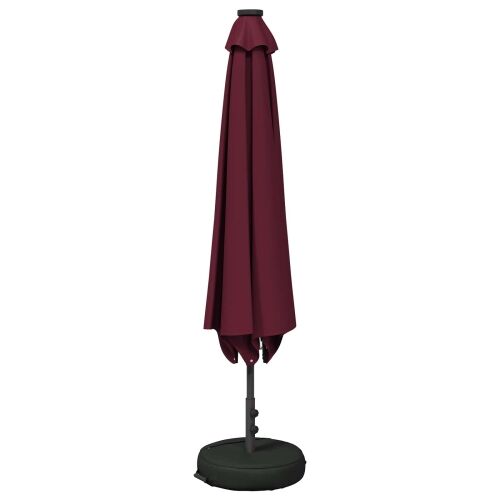 Suncobran za vrt s LED svjetlima i postoljem 200 x 300 cm - Bordo crvena 2 x 3 m Cijena