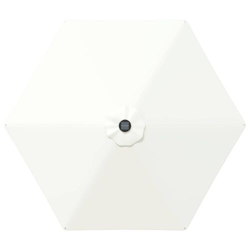 Suncobran za vrt s LED svjetlima i postoljem 270 x 270 cm - Krem 2,7 x 2,7 m Cijena