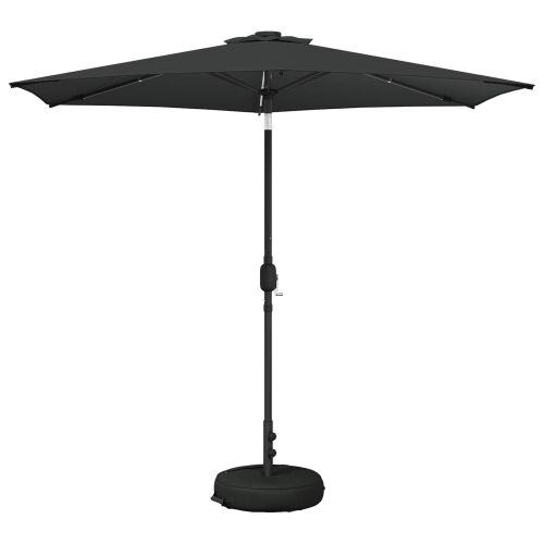 Suncobran za vrt s LED svjetlima i postoljem 270 x 270 cm - Antracit 2,7 x 2,7 m Cijena