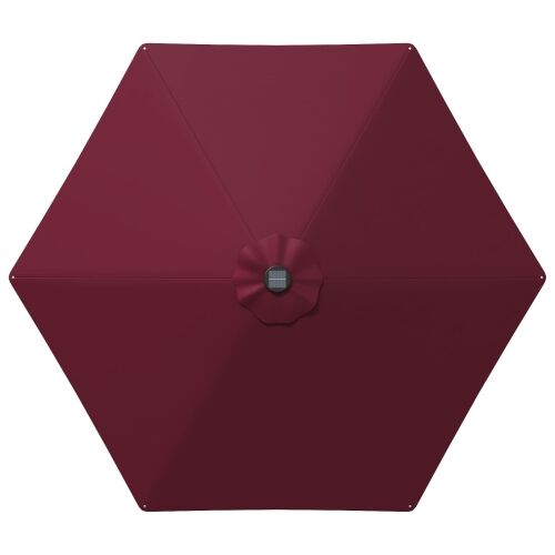 Suncobran za vrt s LED svjetlima i postoljem 270 x 270 cm - Bordo crvena 2,7 x 2,7 m Cijena
