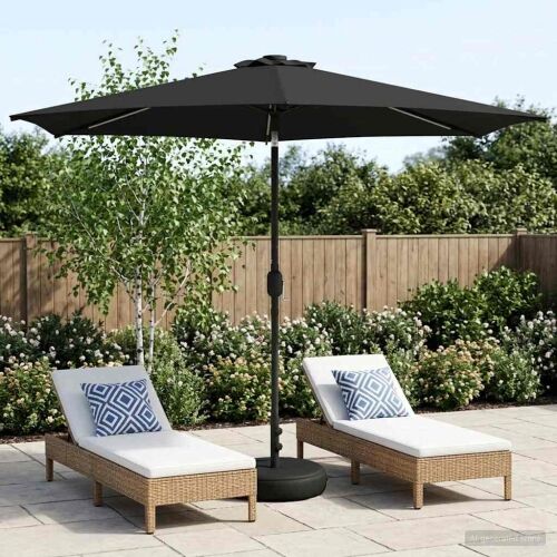 Suncobran za vrt s LED svjetlima i postoljem 300 x 300 cm - Antracit 3 x 3 m Cijena