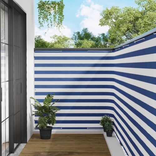 Zaslon za privatnost na balkonu 150 x 800 cm - Plava i bijela 150 x 800 cm Cijena