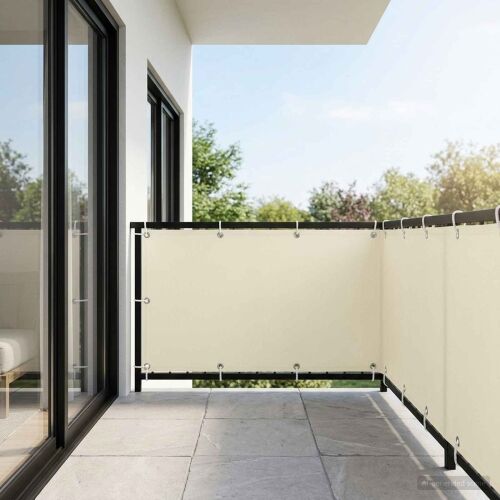 Zaslon za privatnost na balkonu 150 x 600 cm - Krema 150 x 600 cm Cijena