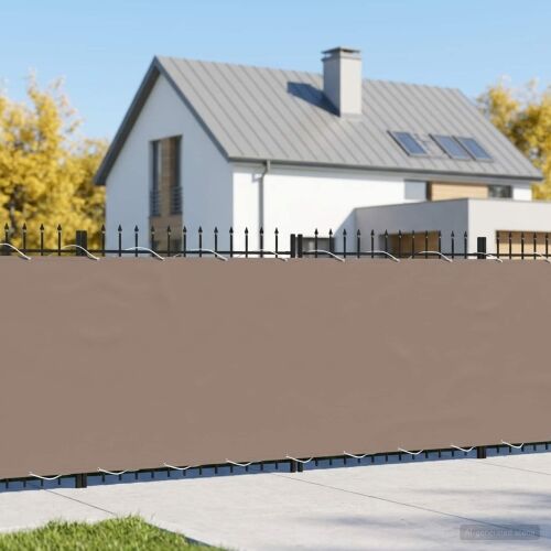 Zaslon za privatnost na balkonu 200 x 700 cm - Sivo-smeđa 200 x 700 cm Cijena