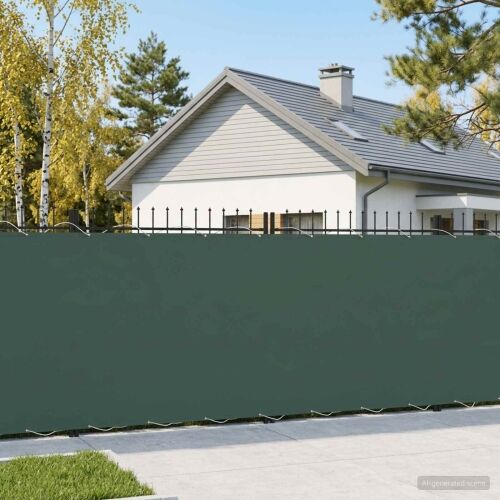 Zaslon za privatnost na balkonu 200 x 600 cm - Tamnozelena 200 x 600 cm Cijena