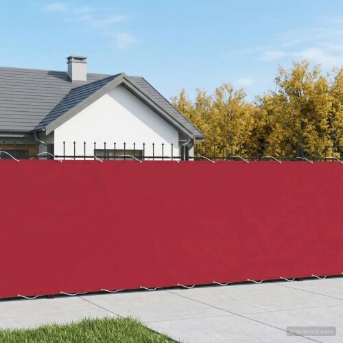 Zaslon za privatnost na balkonu 180 x 600 cm - Crvena 180 x 600 cm Cijena