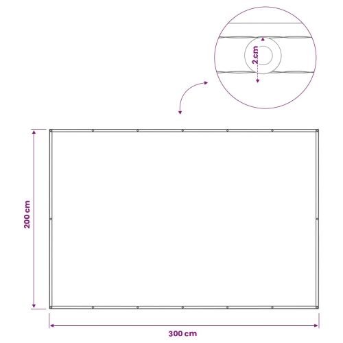 Zaslon za privatnost na balkonu 200 x 300 cm - Smeđa 200 x 300 cm Cijena