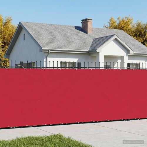 Zaslon za privatnost na balkonu 150 x 400 cm - Tamno crvena 150 x 400 cm Cijena
