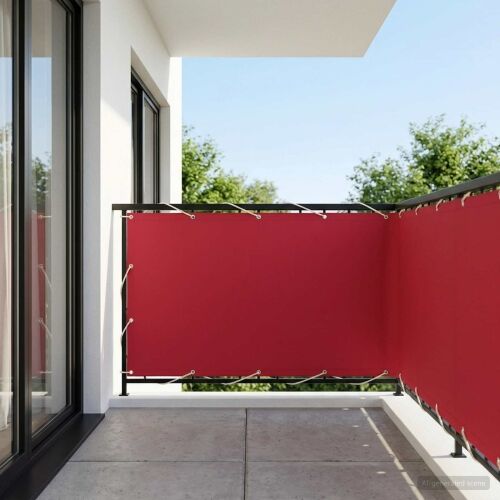 Zaslon za privatnost na balkonu 150 x 800 cm - Tamno crvena 150 x 800 cm Cijena