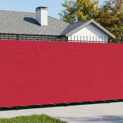 Zaslon za privatnost na balkonu 200 x 1000 cm - Tamno crvena 200 x 1000 cm Cijena