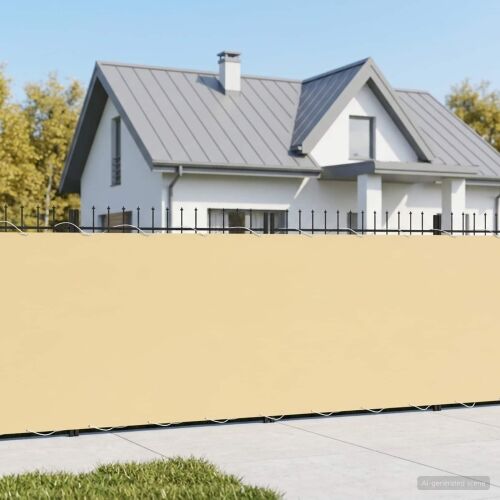 Zaslon za privatnost na balkonu 1,2 x 15 m - Bež 1,2 x 15 m Cijena