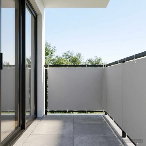 Zaslon za privatnost na balkonu 1,5 x 15 m - Svjetlosiva 1,5 x 15 m Cijena
