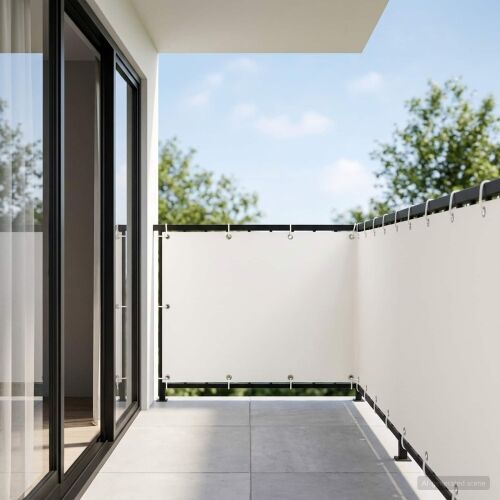 Zaslon za privatnost na balkonu 1,5 x 25 m - Bijela 1,5 x 25 m Cijena