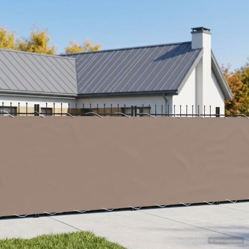 Zaslon za privatnost na balkonu 1,8 x 15 m - Sivosmeđa 1,8 x 15 m Cijena
