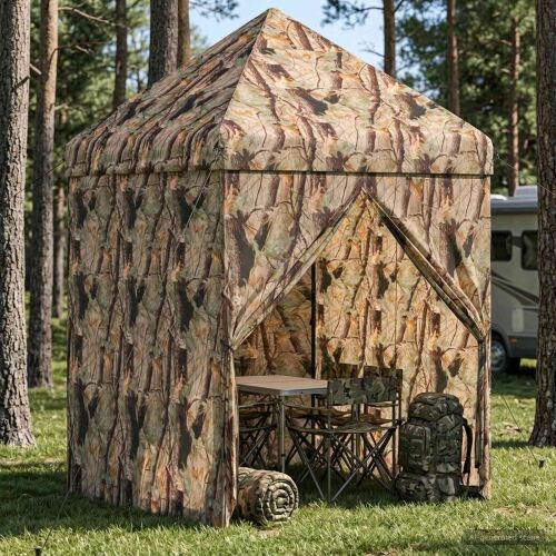 Pop-up Paviljon s 4 Zidova 2 x 2 m Šumski kamuflažni - 2 x 2 m Cijena
