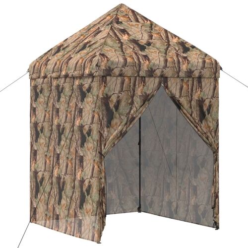 Pop-up Paviljon s 4 Zidova 2 x 2 m Šumski kamuflažni - 2 x 2 m Cijena
