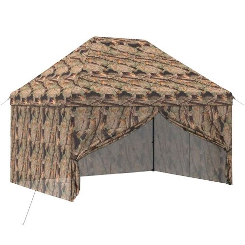 Pop-up Paviljon s 4 Zidova 3 x 4 m Šumski kamuflažni - 3 x 4 m Cijena