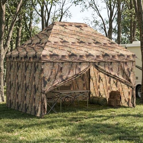 Pop-up Paviljon s 4 Zidova 3 x 4 m Šumski kamuflažni - 3 x 4 m Cijena