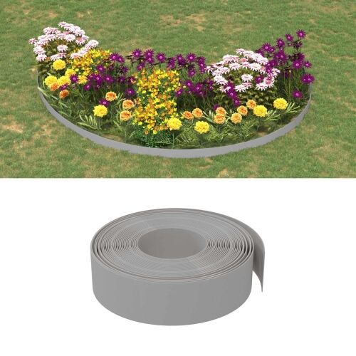 Ograda za vrt 25 m 15 cm PE Siva - Siva 25 x 0,15 m Cijena