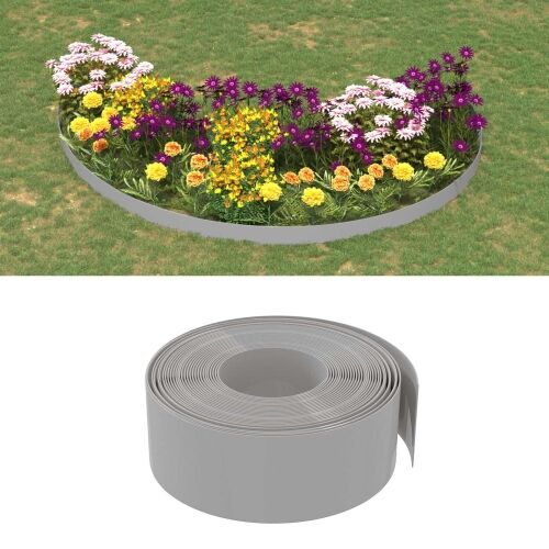 Ograda za vrt 25 m 20 cm PE Siva - Siva 25 x 0,2 m Cijena