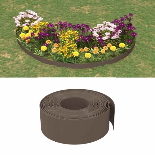 Ograda za vrt 25 m 20 cm PE Smeđa - Smeđa 25 x 0,2 m Cijena