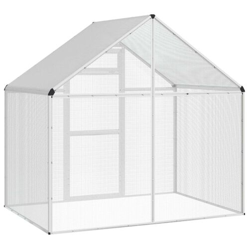 Kavez za ptice Srebrna 181,5 x 112 x 173,5 cm - Srebrna 181,5 x 112,5 x 173,5 cm Cijena