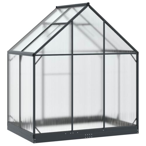 Vrtni staklenik 183,5 x 123 x 207 cm Aluminij i pocinčani čelik - 123,5 cm Cijena