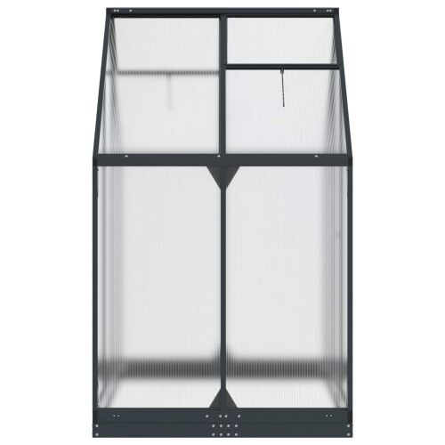Vrtni staklenik 183,5 x 123 x 207 cm Aluminij i pocinčani čelik - 123,5 cm Cijena