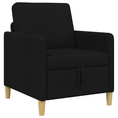 Sofa s pohranom Crna 72 x 78 x 87 cm Poliester - Crna 60 cm Cijena