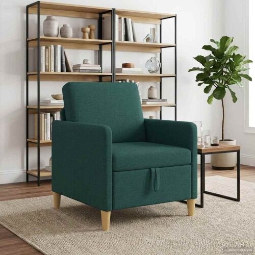 Sofa s pohranom Tamnozelena 72 x 78 x 87 cm Poliester - Tamnozelena 60 cm Cijena