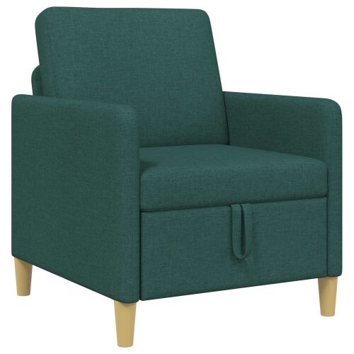 Sofa s pohranom Tamnozelena 72 x 78 x 87 cm Poliester - Tamnozelena 60 cm Cijena