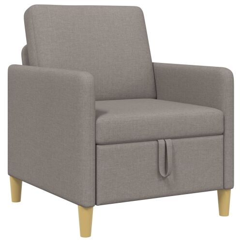 Sofa s pohranom Sivosmeđa 72 x 78 x 87 cm Poliester - Sivosmeđa 60 cm Cijena