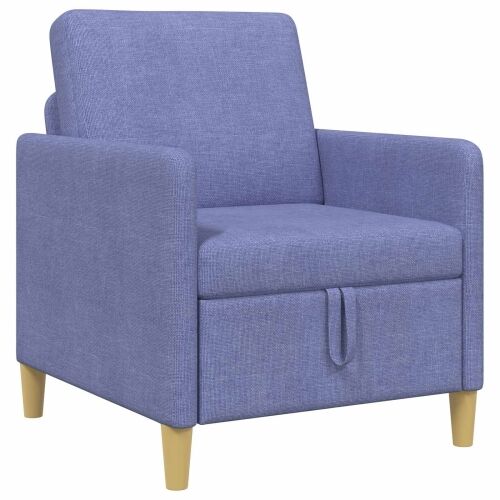 Sofa s pohranom Traper plava 72 x 78 x 87 cm Poliester - Trapere plave boje 60 cm Cijena