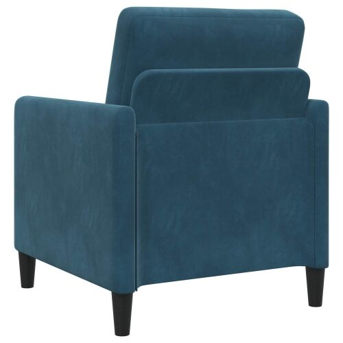 Sofa s pohranom Plava 72 x 78 x 87 cm Poliester - Plava 60 cm Cijena