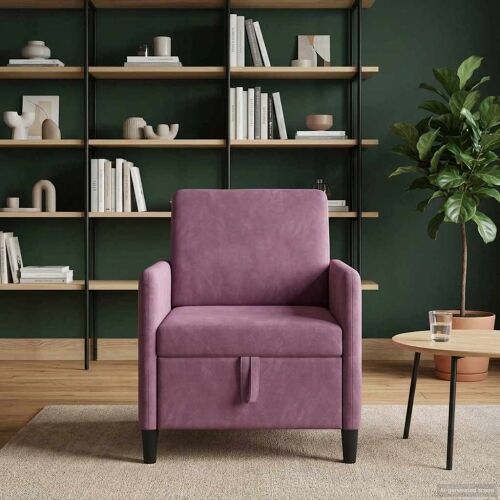 Sofa s pohranom Ljubičasta 72 x 78 x 87 cm Poliester - Ljubičasta 60 cm Cijena