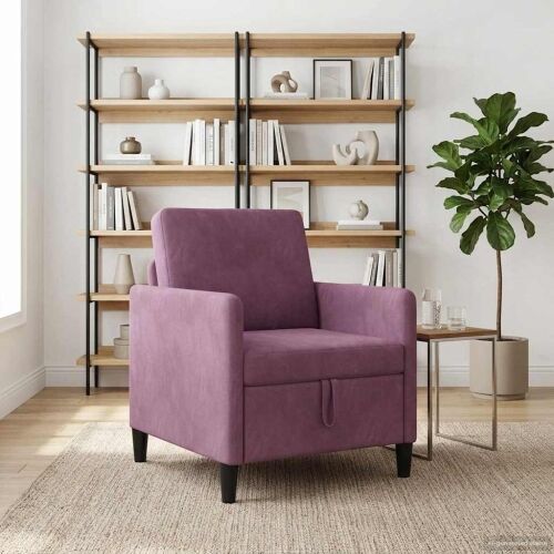 Sofa s pohranom Ljubičasta 72 x 78 x 87 cm Poliester - Ljubičasta 60 cm Cijena