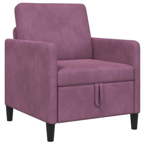 Sofa s pohranom Ljubičasta 72 x 78 x 87 cm Poliester - Ljubičasta 60 cm Cijena