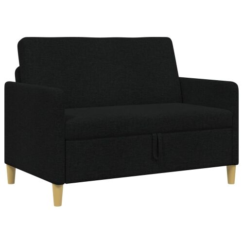 Sofa s pohranom Crna 122 x 78 x 87 cm Poliester - Crna 110 cm Cijena