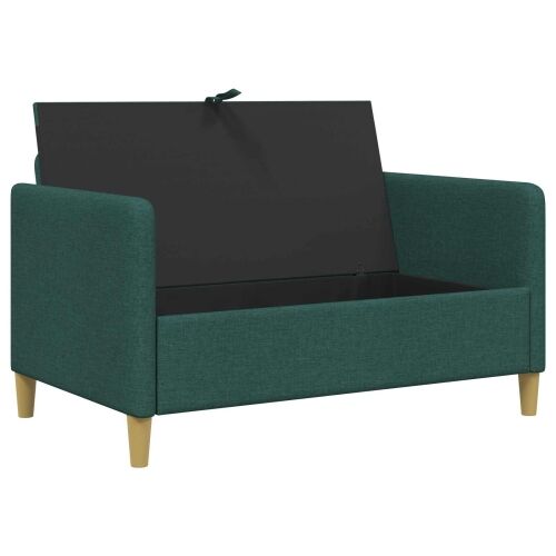 Sofa s pohranom Tamnozelena 122 x 78 x 87 cm Poliester - Tamnozelena 110 cm Cijena