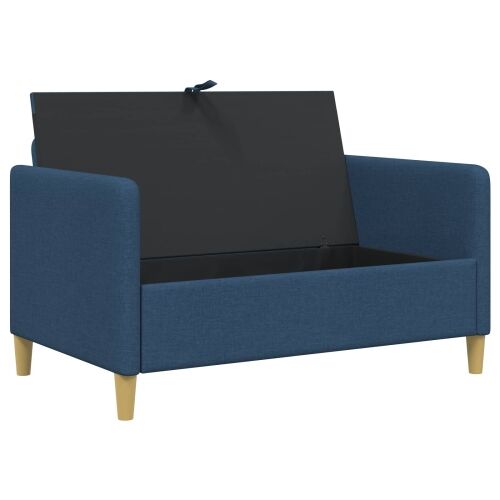 Sofa s pohranom Plava 122 x 78 x 87 cm Poliester - Plava 110 cm Cijena