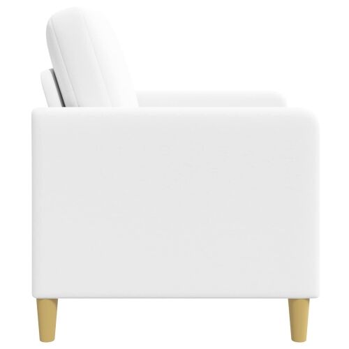 Sofa s pohranom Bijela 122 x 78 x 87 cm Poliester - Bijela 110 cm Cijena