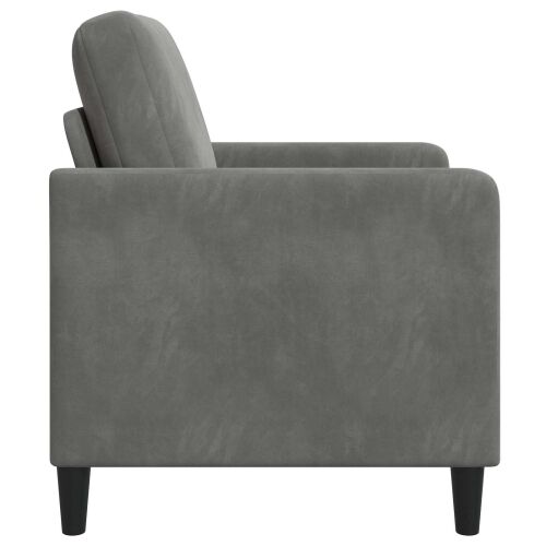Sofa s pohranom Tamnosiva 122 x 78 x 87 cm Poliester - Tamnosiva 110 cm Cijena