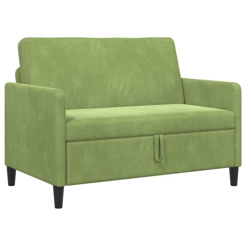 Sofa s pohranom Svijetlo zelena 122 x 78 x 87 cm Poliester - Svijetlo zelena 110 cm Cijena